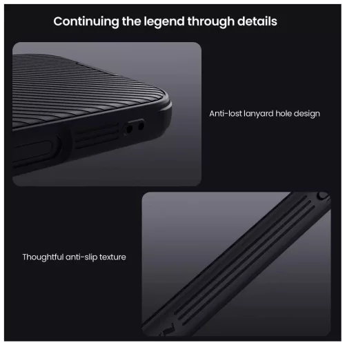 Nillkin CamShield PRO mágneses kemény tok Apple iPhone 16 Pro készülékhez kék