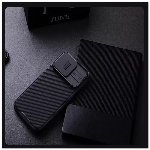 Nillkin CamShield PRO mágneses kemény tok Apple iPhone 16 Pro készülékhez fekete