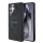 Guess PU Leather 4G Colored Ring MagSafe tok Samsung Galaxy S25 Ultra készülékhez fekete