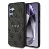 Guess PU Leather 4G Colored Ring MagSafe tok Samsung Galaxy S25 készülékhez barna