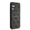 Guess PU Leather 4G Colored Ring MagSafe tok Samsung Galaxy S25 készülékhez barna