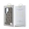 Guess PU Leather 4G Colored Ring MagSafe tok Samsung Galaxy S25 Ultra készülékhez barna