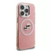 Karl Lagerfeld IML K&CH Heads Repeated Logo MagSafe tok iPhone 16 Pro Max készülékhez rózsaszín
