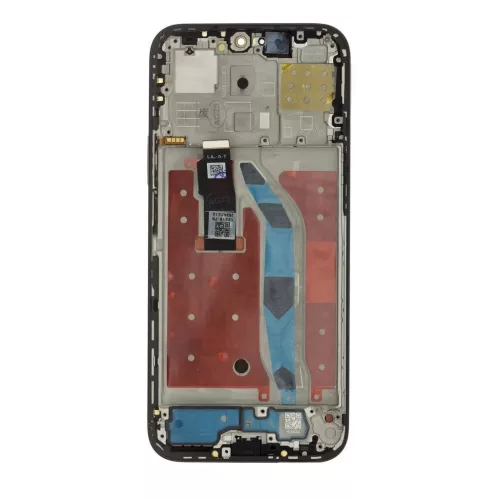 LCD kijelző + érintőegység + elülső burkolat Honor X8b/200 Lite készülékhez fekete