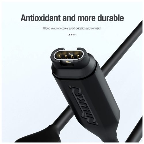 Nillkin USB adat- és töltőkábel Garmin Watch készülékhez fekete