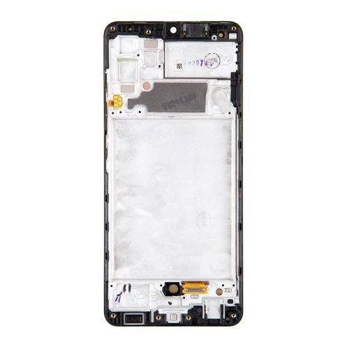 LCD kijelző + érintő egység + elülső tok Samsung A325 Galaxy A32 4G készülékhez (Service Pack)