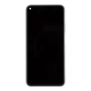 LCD kijelző + érintő egység + előlapi tok Huawei Nova 5T készülékhez fekete