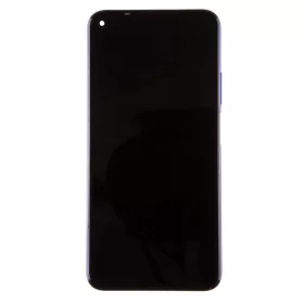  LCD kijelző + érintő egység + elülső tok Huawei Nova 5T készülékhez lila