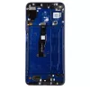 LCD kijelző + érintő egység + elülső tok Huawei Nova 5T készülékhez lila