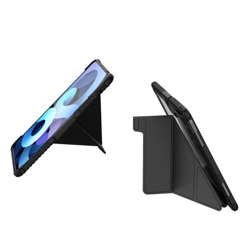 Nillkin Bumper PRO védőtok többszögből állítható állvánnyal, iPad Pro 12,9 (2020/2021/2022) és iPad Air 13 (2024/2025) készülékhez fekete