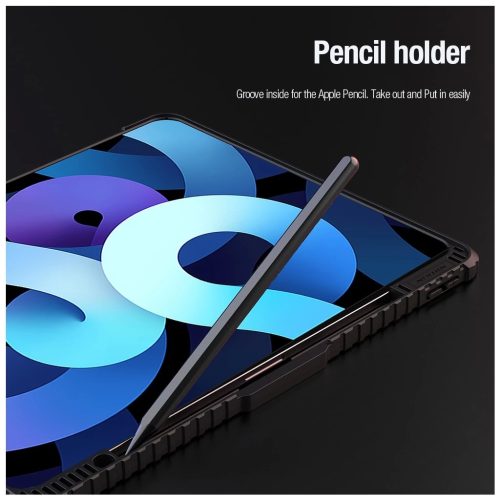 Nillkin Bumper PRO védőtok többszögből állítható állvánnyal, iPad Pro 12,9 (2020/2021/2022) és iPad Air 13 (2024/2025) készülékhez fekete
