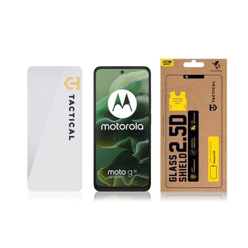 Tactical Glass Shield 2.5D Motorola G35 készülékhez átlátszó