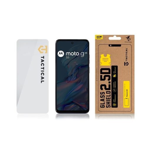 Tactical Glass Shield 2.5D Motorola G45 készülékhez átlátszó