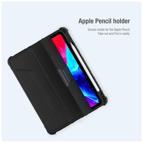 Nillkin Bumper PRO védő, állványos tok iPad Air 4/5/10.9 (2020/11/2024/2025) és iPad Pro 11 (2020/2021/2022) készülékhez fekete