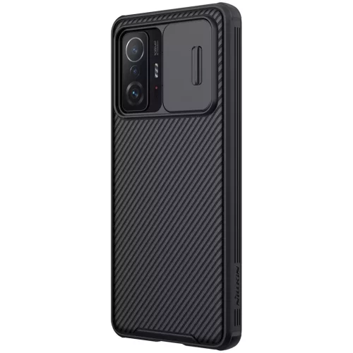 Nillkin CamShield PRO kemény tok Xiaomi 11T/11T Pro készülékhez fekete