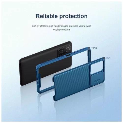 Nillkin CamShield PRO kemény tok Xiaomi 11T/11T Pro készülékhez fekete