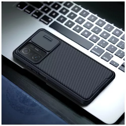 Nillkin CamShield PRO kemény tok Xiaomi 11T/11T Pro készülékhez fekete