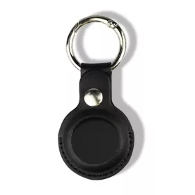 Tactical AirTag készülékhez Beam Leather tok fekete