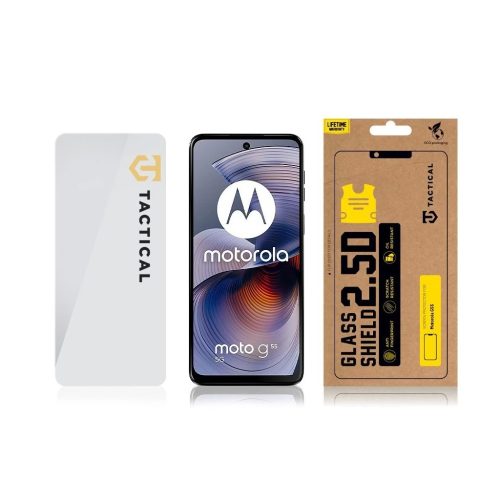 Tactical Glass Shield 2.5D kijelzővédő Motorola G55 készülékhez, átlátszó