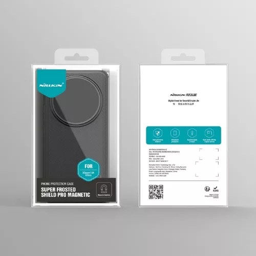 Nillkin Super Frosted PRO hátsó tok Xiaomi 14 Ultra készülékhez fekete