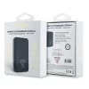 Guess PU Grained Triangle Logo MagSafe powerbank 5000mAh kék