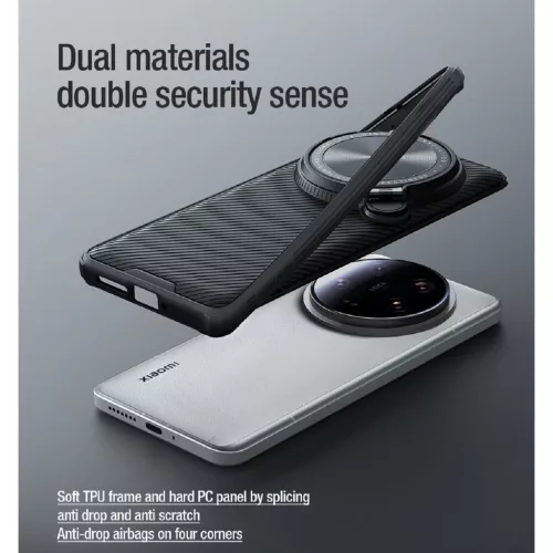 Nillkin CamShield Prop tok Xiaomi 14 Ultra készülékhez fekete