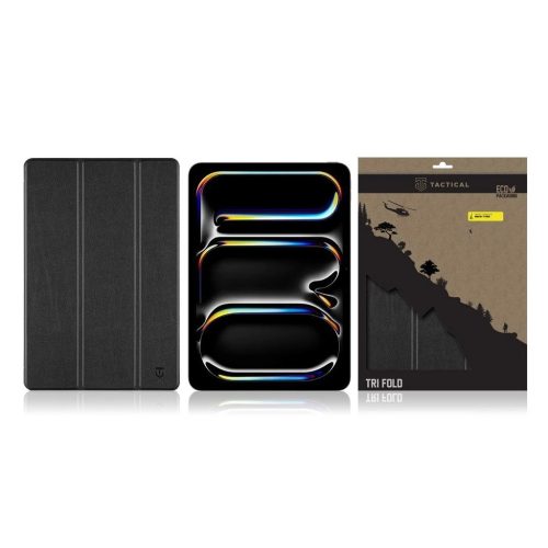 Tactical Book Tri Fold tok iPad Pro 11 2024 készülékhez fekete