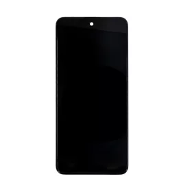   LCD kijelző + érintő egység + elülső tok a Poco M4 Pro 5G készülékhez (Service Pack) fekete