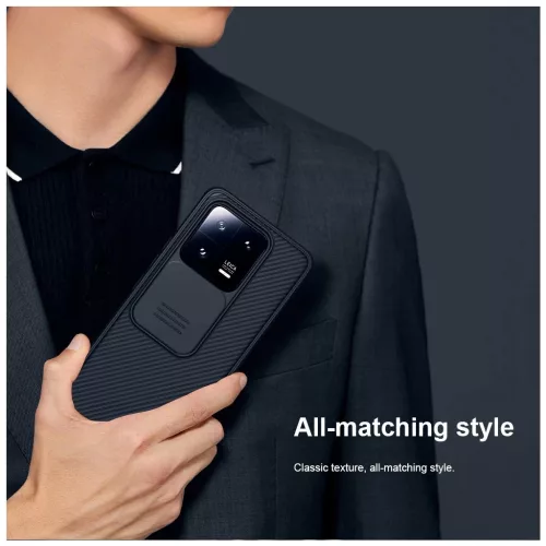Nillkin CamShield PRO kemény tok a Xiaomi 13 Pro készülékhez fekete