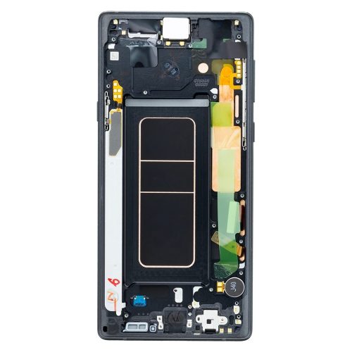Samsung N960 Galaxy Note 9 készülékhez LCD kijelző + érintő egység fekete (Service Pack)