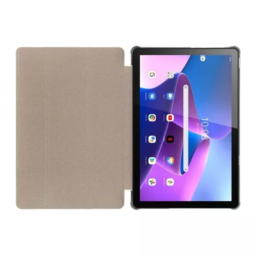Tactical Book Tri Fold tok Lenovo Tab M10 3rd gen. (TB-328) 10.1 készülékhez fekete