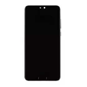   LCD kijelző + érintő egység + elülső burkolat Huawei P20 Pro készülékhez fekete OLED