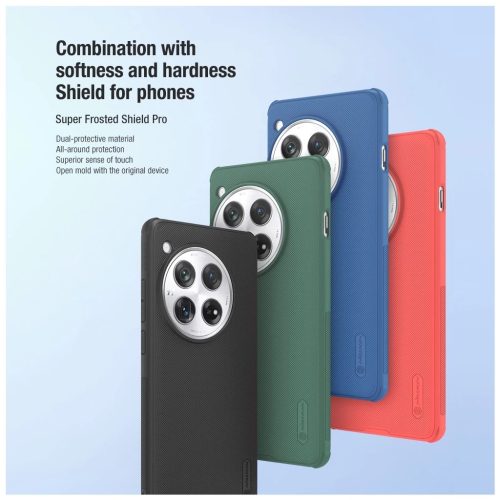 Nillkin Super Frosted PRO tok OnePlus 12 készülékhez fekete