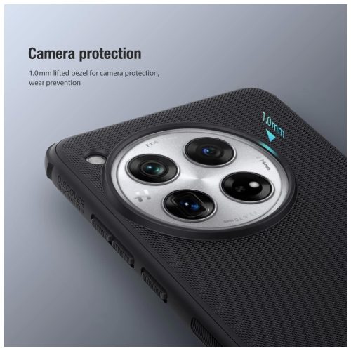 Nillkin Super Frosted PRO tok OnePlus 12 készülékhez fekete