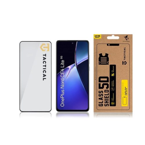 Tactical Glass Shield 5D OnePlus Nord CE4 Lite 5G készülékhez fekete