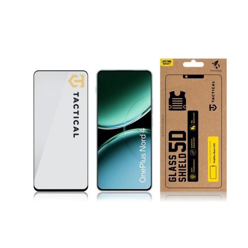 Tactical Glass Shield 5D OnePlus Nord 4 5G készülékhez fekete