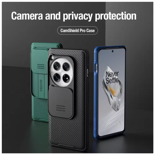 Nillkin CamShield PRO merev tok OnePlus 12 készülékhez fekete