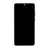 LCD kijelző + Érintő egység + Elülső tok Huawei P30 készülékhez fekete