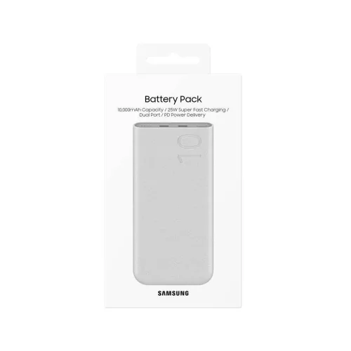 EB-P3400XUE Samsung FastCharge powerbank 2x USB-C 25W 10000mAh bézs