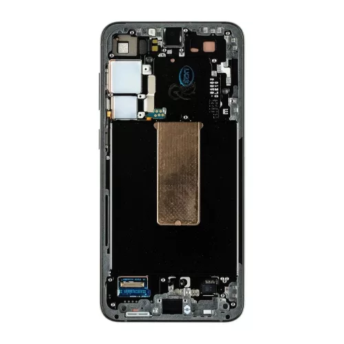 LCD kijelző + érintő egység + elülső tok Samsung S916 Galaxy S23+ készülékhez grafit (Service Pack)