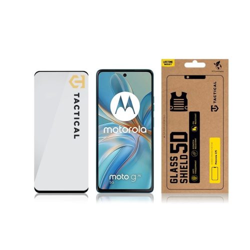 Tactical Glass Shield 5D Motorola G75 készülékhez fekete