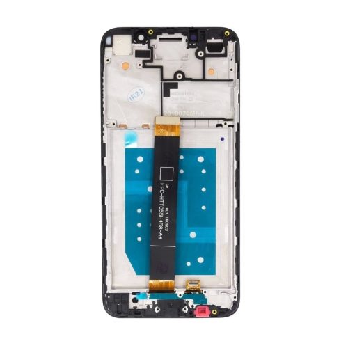 LCD kijelző + érintő egység + elülső üveg Huawei Y5p készülékhez