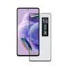 OBAL:ME 5D üveg kijelzővédő Xiaomi Redmi Note 12 Pro+ 5G készülékhez fekete