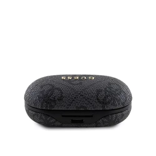 Guess PU 4G Metal Logo TWS vezeték nélküli fülhallgató fekete