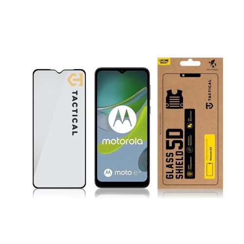 Tactical Glass Shield 5D Motorola E13 készülékhez fekete