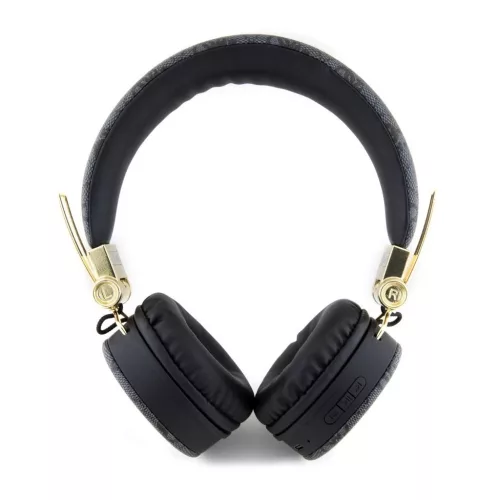 Guess PU Leather 4G Metal Logo Vezeték Nélküli Fejhallgató fekete