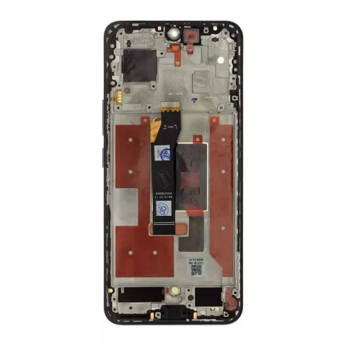 LCD kijelző + érintő egység + elülső tok Honor 90 készülékhez éjfekete
