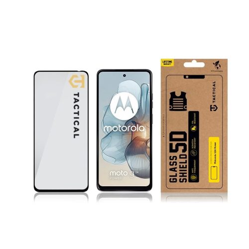 Tactical Glass Shield 5D Motorola G24 Power készülékhez fekete