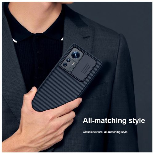 Nillkin CamShield PRO kemény tok Xiaomi 12T Pro készülékhez fekete
