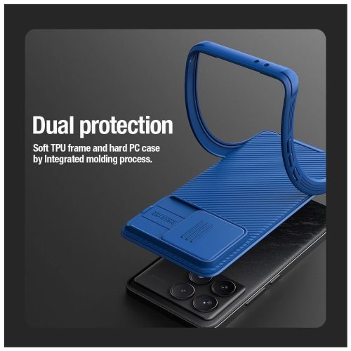 Nillkin CamShield PRO kemény tok Poco F6 Pro készülékhez fekete